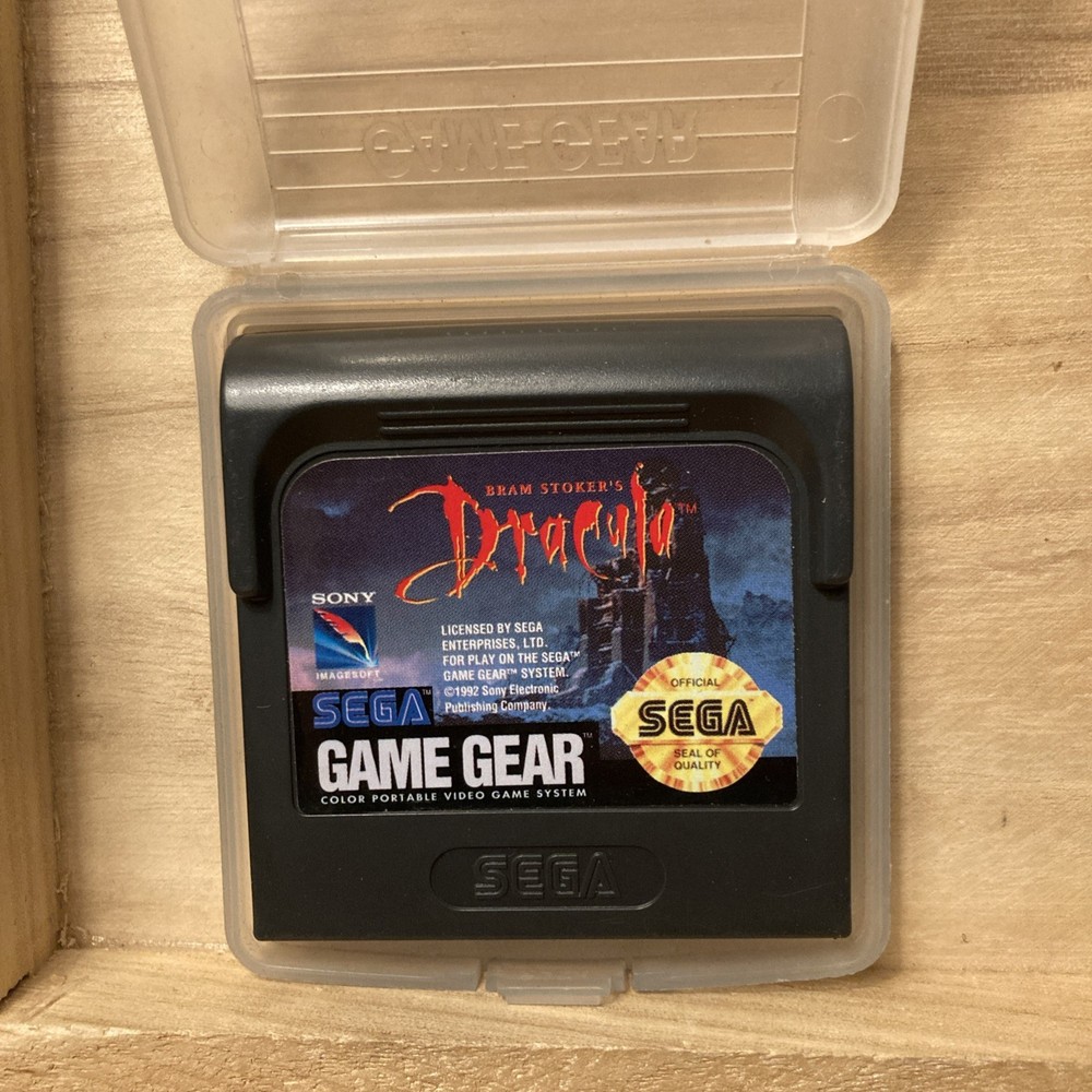 Bram Stoker's Dracula (Sega Game Gear, 1993) Authentic Cart & Case Tested Works