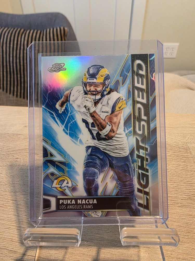 2025 Topps Cosmic Chrome Football Light Speed PUKA NACUA #LS-29
