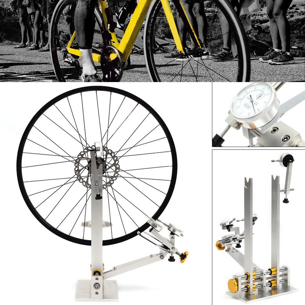 Platform Bike Wheel Hub Display Stand Bicycle Repair Truing Mechanic Tool New
