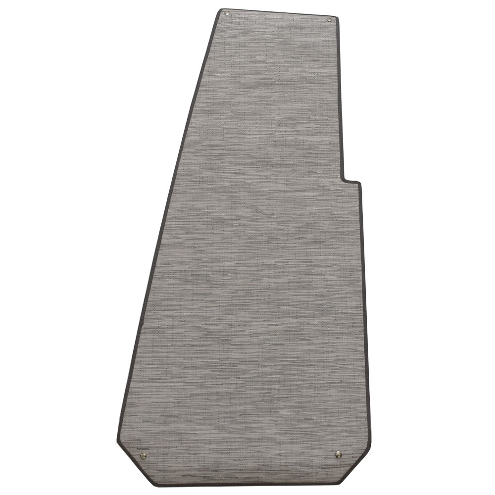 Cobalt Boat Snap-In Floor Mat 406625 | Gray / White Woven Vinyl
