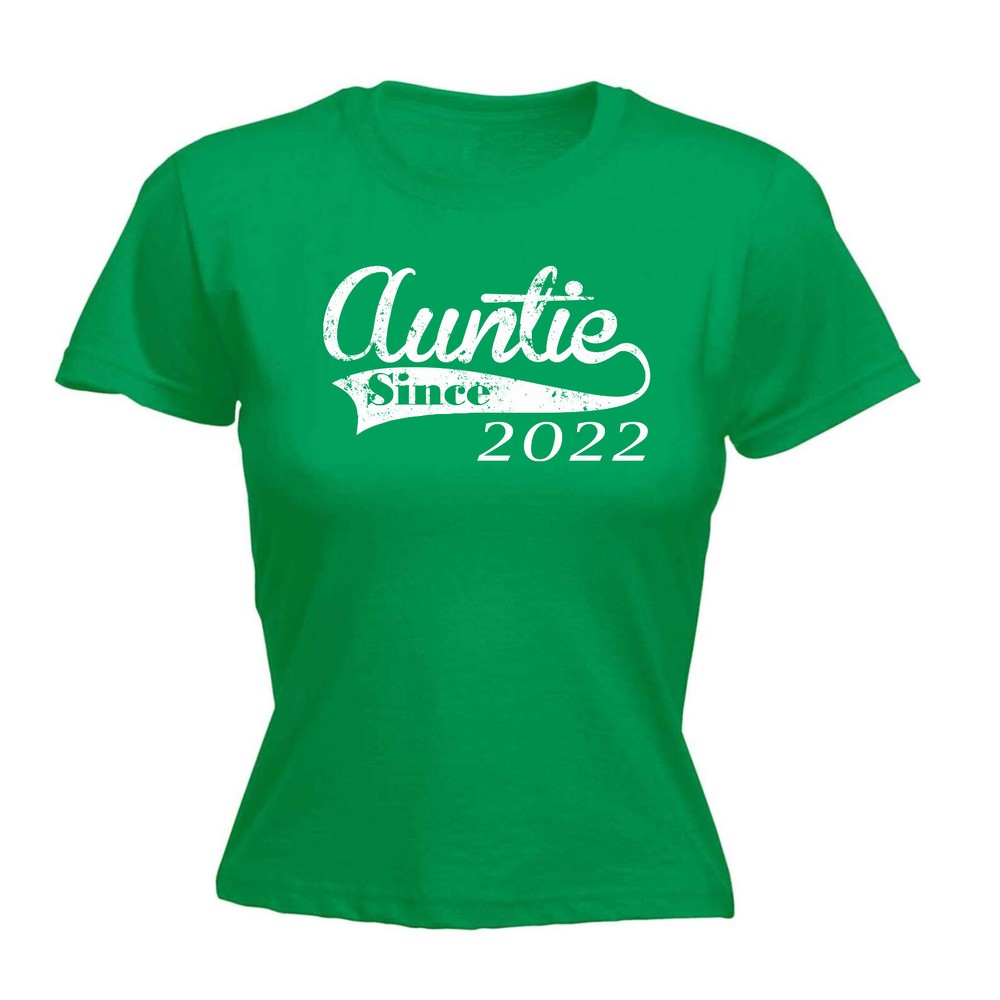 Auntie Since 2022 - Womens T Shirt Funny T-Shirt Novelty gift tshirt