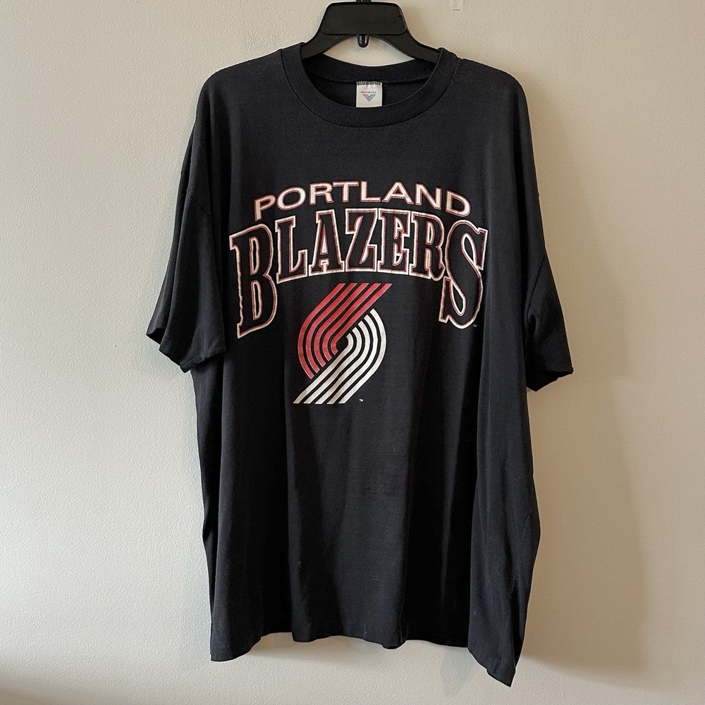 Vintage 90s Portland Trailblazers Graphic Short Sleeve Tee Single Stitch 3XL USA