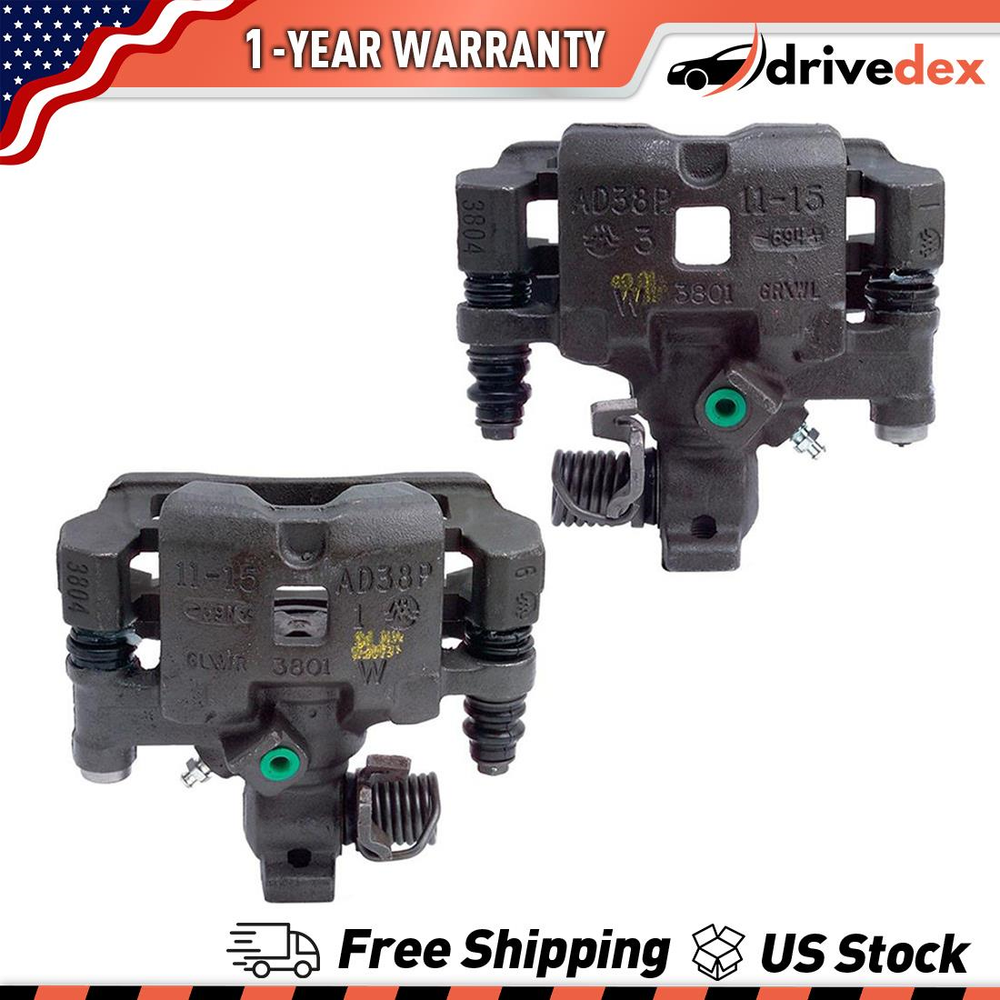 For 1994-1996 Buick Regal Rear Left & Right Brake Calipers with Bracket