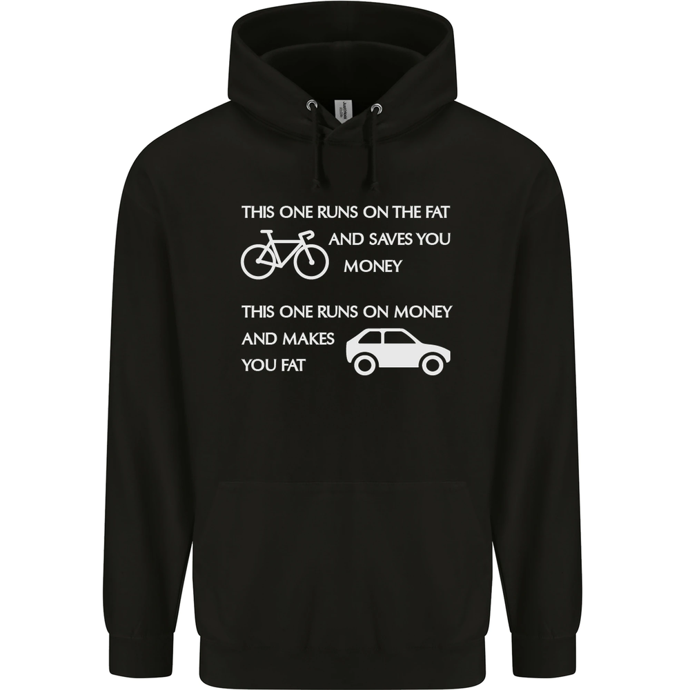 Sudadera con capucha Cyclist vs Cars ambiente divertido para hombre 80% algodón
