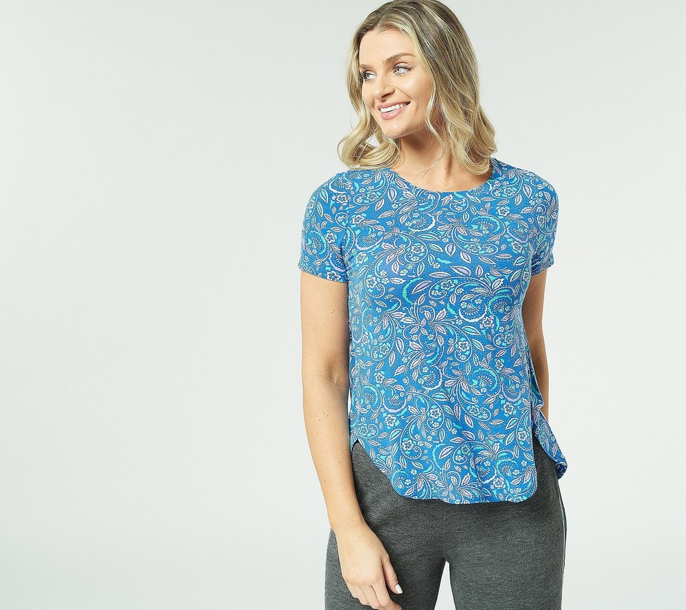 Cuddl Duds Women's Softwear with Stretch Crew-Neck Top-size XS