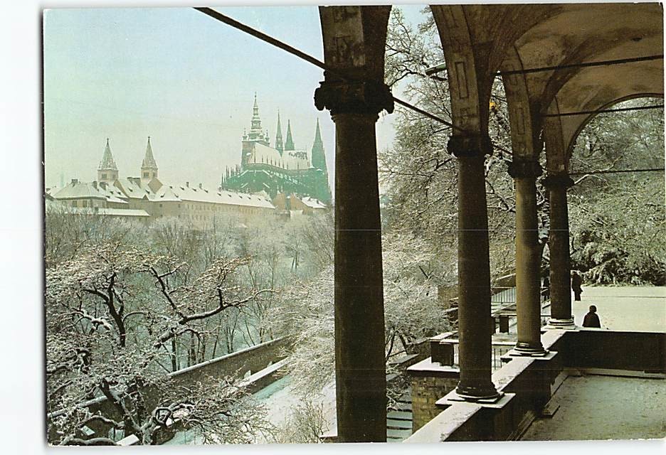Postcard Prague Castle Prague Czech Republic