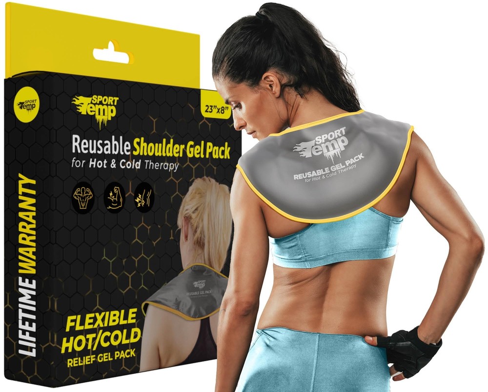 Reusable Gel Ice Packs - Flexible When Frozen for Injuries, Hip, Shoulder, Ba...
