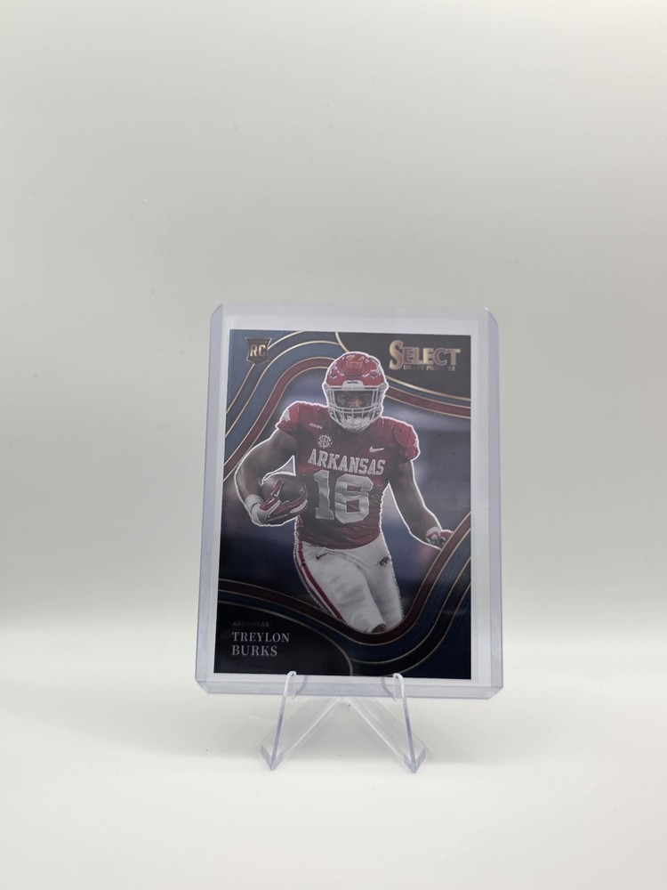 2022 Panini Select Draft Picks Treylon Burks Field Level #106 Rookie RC Arkansas