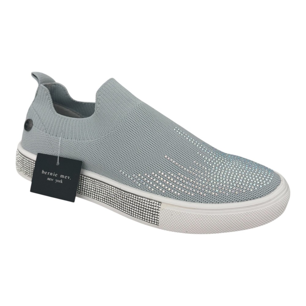 Bernie Mev Matrix Grey Women's Slip-On Comfort Shoes Lightweight Casual | NWB