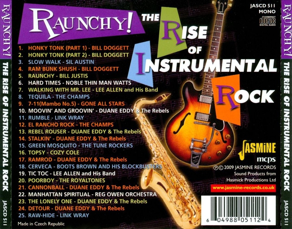 Various Artists Raunchy! The Rise Of Instrumental Rock New Cd