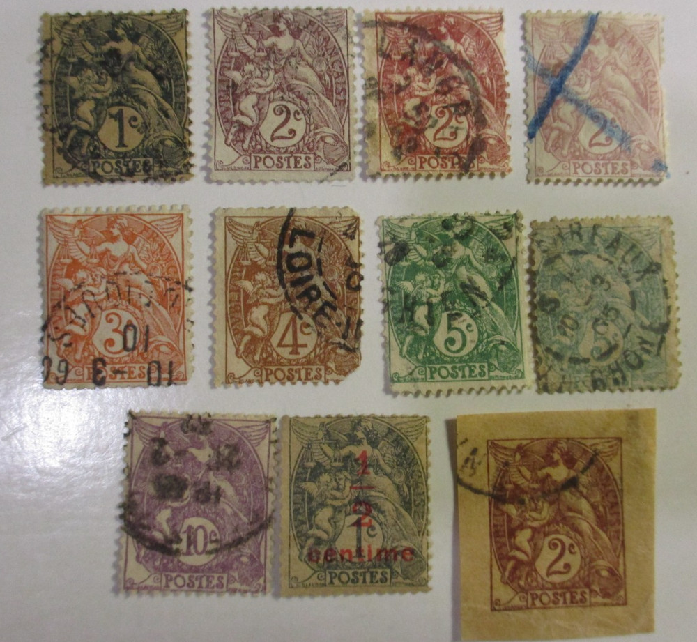 FRANCE OLDER LOT  of  (11) USED  Sc#Un/Ckd See Pic
