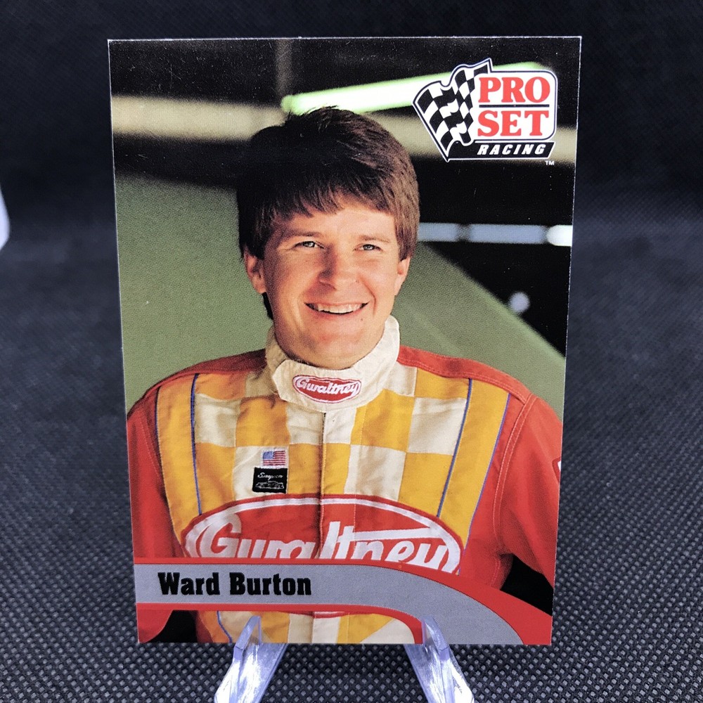 1992 Pro Set Nascar Ward Burton Trading Card #125