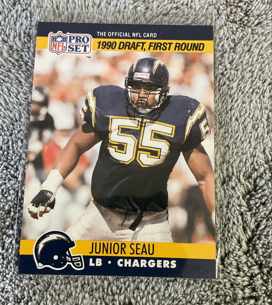 1990 Pro Set - Draft Junior Seau #673 (RC)