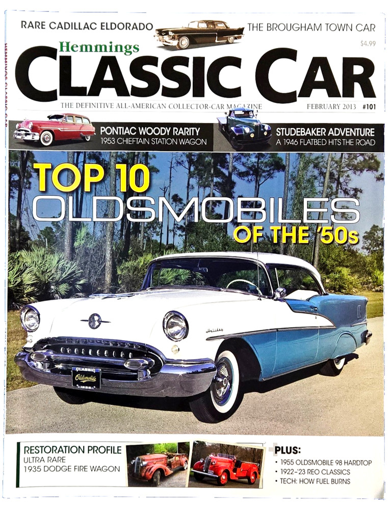 Hemmings Classic Car Magazine: Top 10 Oldsmobiles Of The '50S Feb 2013