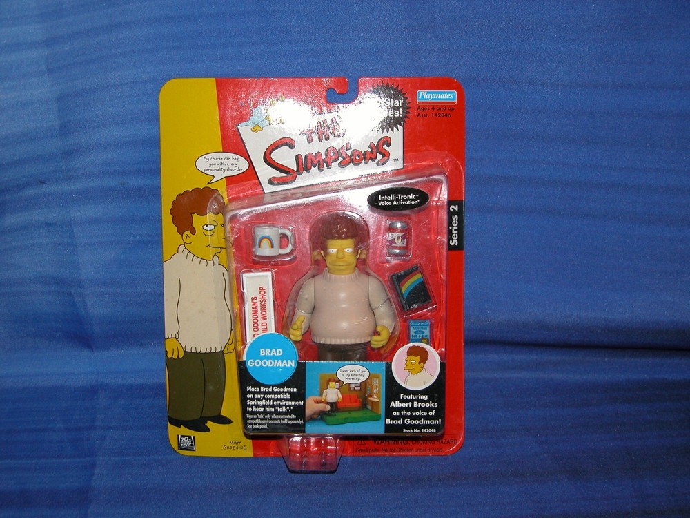 The Simpsons Brad Goodman Interactive World of Springfield Figure Brand New Collectible