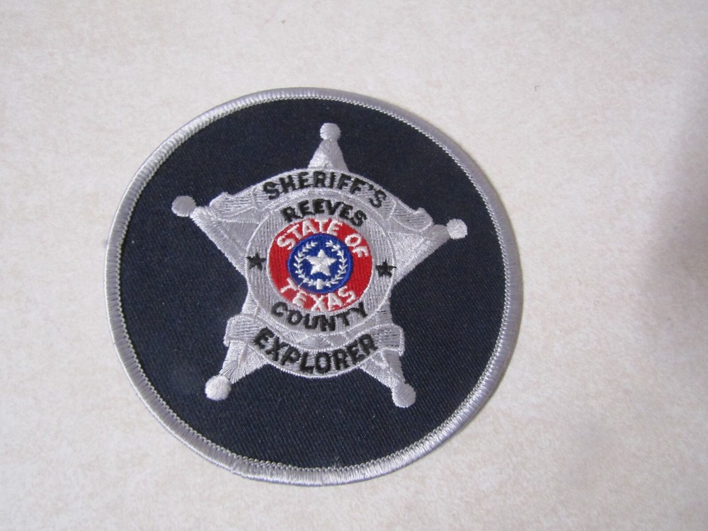 PATCH LAW ENFORCEMENT OLDER SHERIFF DEPARTMENT TEXAS COUNTY OF REEVES EXPLORER