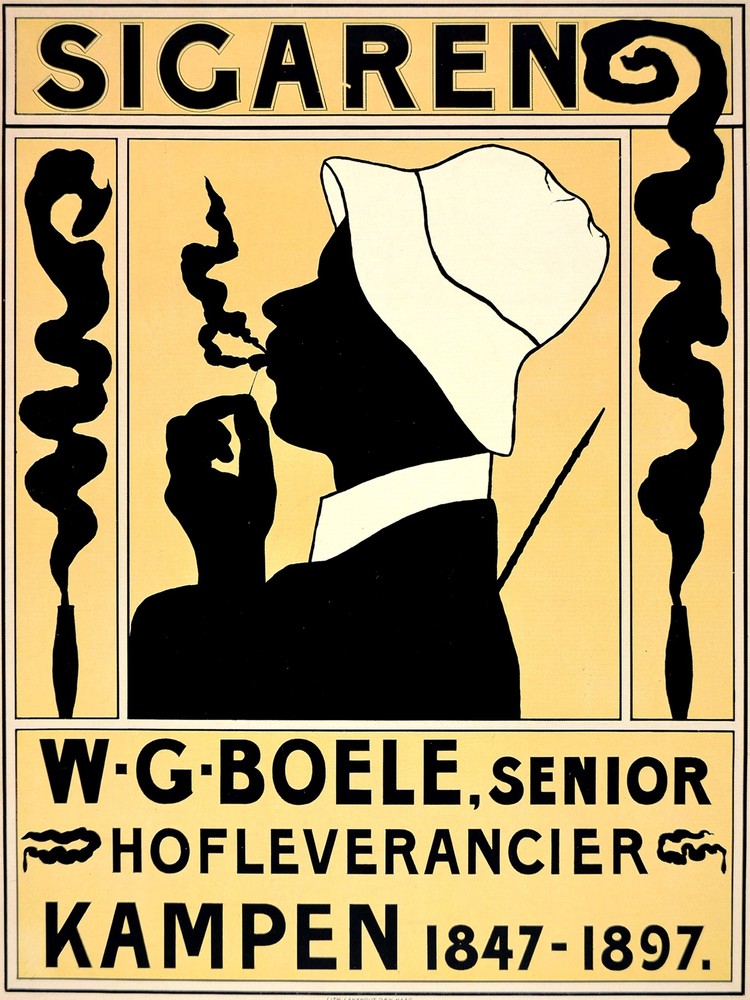 Sigareno W.G.Boele senior Kampen Ad Decor Poster.Home Graphic Art Design.3869