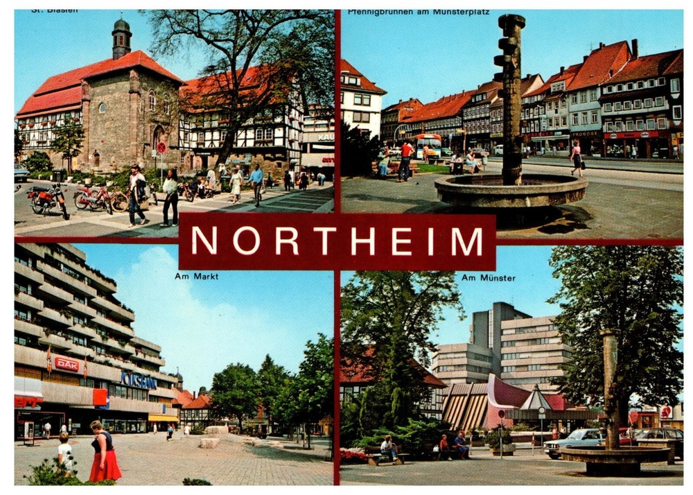 POSTCARD VTG Northeim Lower Saxony Germany