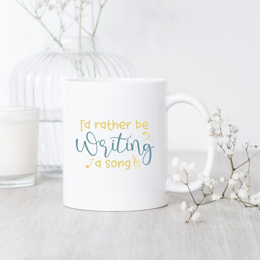 Song Writer Writing Songs Mug Musician Mug Gift For Song Writer Music Lover Mug