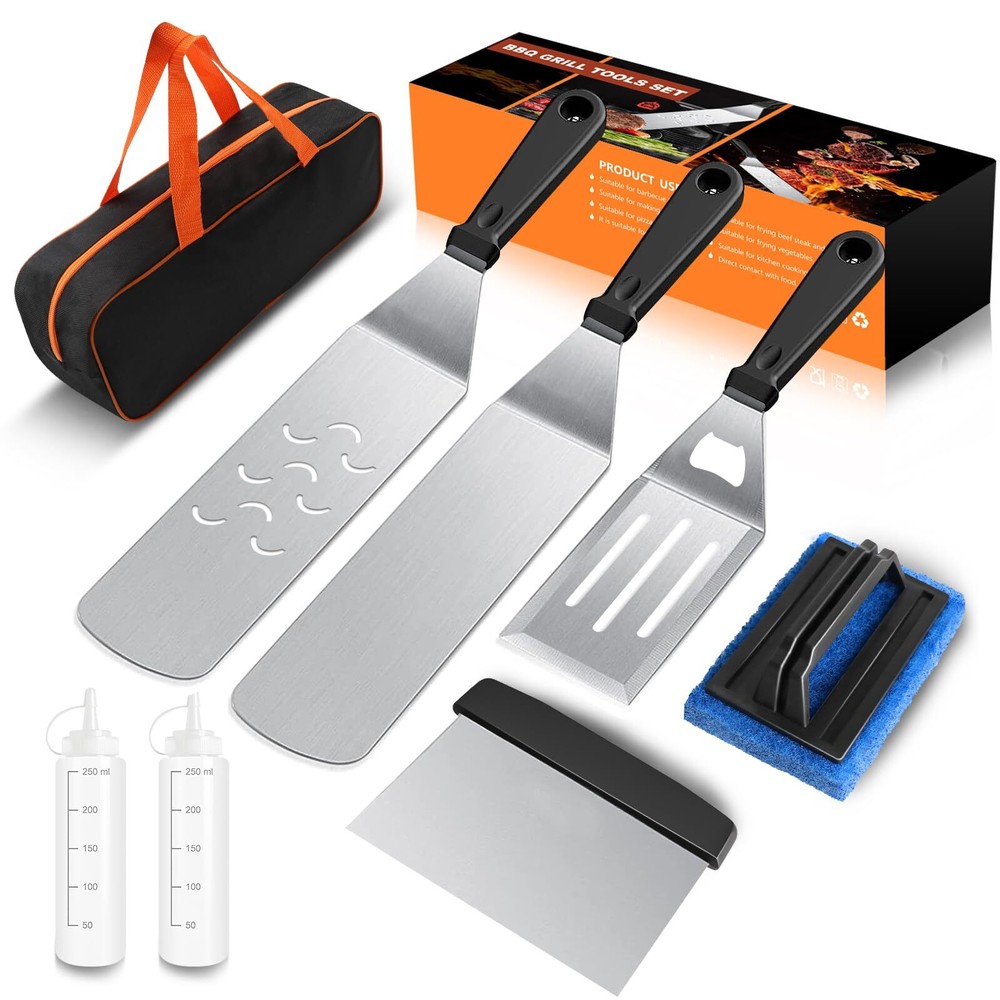 8-Piece Blackstone Griddle Accessories Kit for Camping and Outdoor Cooking