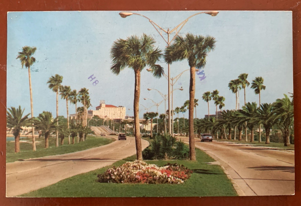 Memorial Causeway Connecting Clearwater Beach To the Mainland Florida Postcard