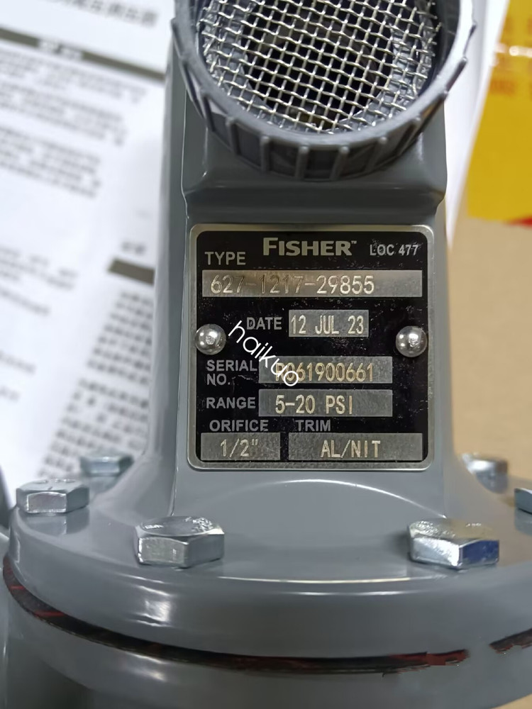 1PC Brand New Fisher 627-1217-29855 Pressure Reducing Valve via FedEx or DHL