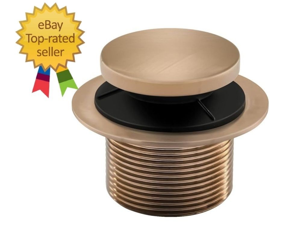 RP31558CZ Replacement Tub Drian, Toe Operated Stopper Assembly for RP693,Champag