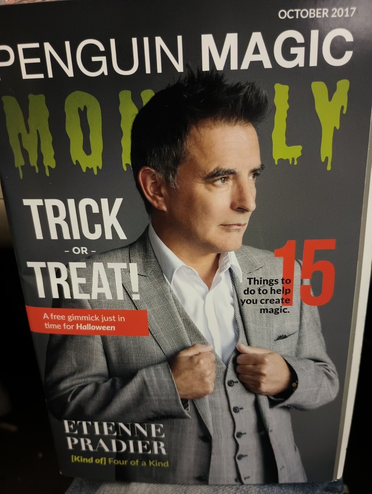 Penguin Magic Monthly Magazine Etienne Pradier Issue 2017