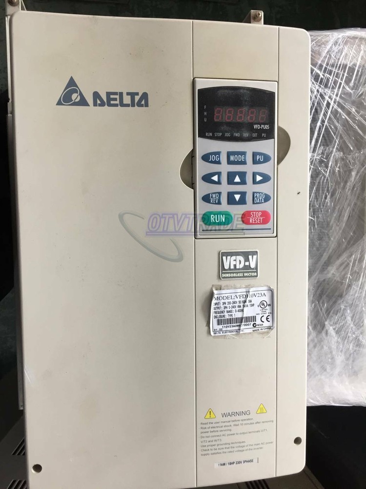 1PCS Used VFD110V23A Inverter 220V 11KW #A6-37