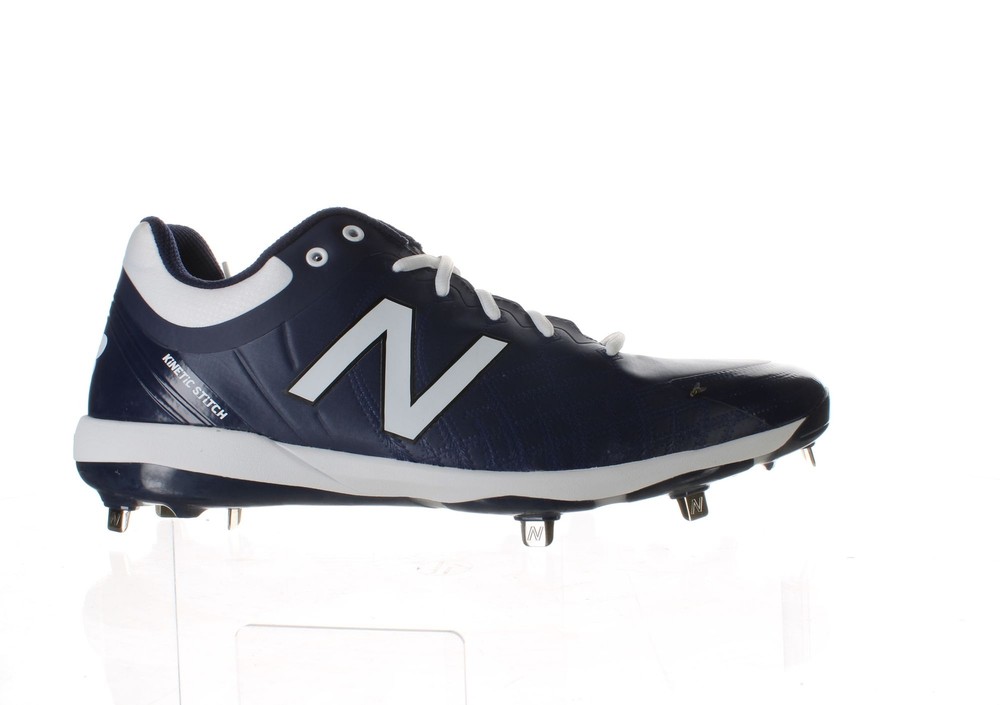New Balance Mens L4040tn5 Navy/White Baseball Cleats Size 15 (2079166)