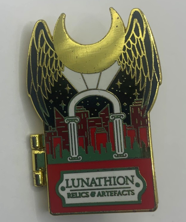 Owlcrate The Crescent City Treasured Tomes Collectible Enamel Lapel Shirt Pin