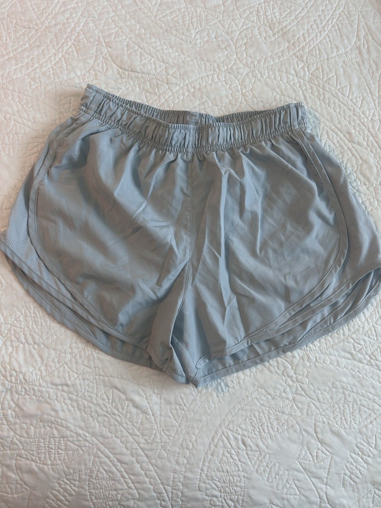 Nike Dri-FIT Women's Gray Mesh Athletic Shorts Lightweight Sports