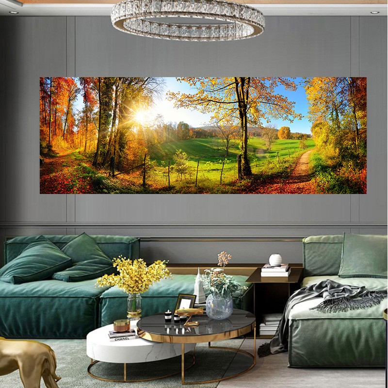 Forest Landscape Canvas Painting Canvas Wall Art Home Decor Wall Picture Poster
