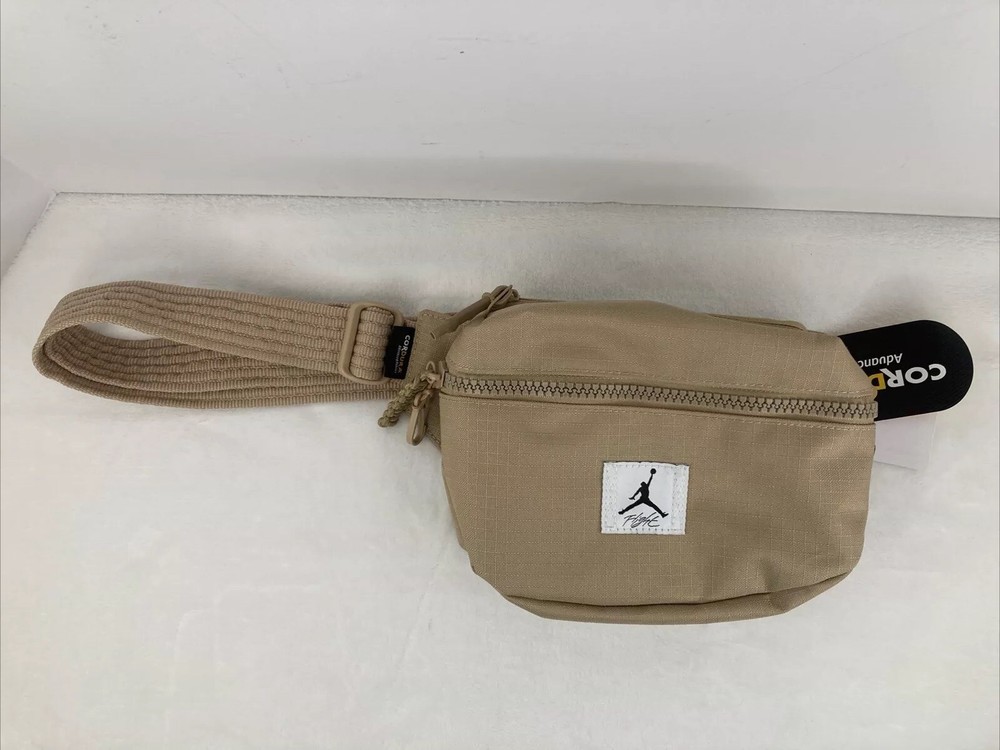 Jordan Flight Crossbody Bag Hemp/cordura (Brown/Tan) New With Tags