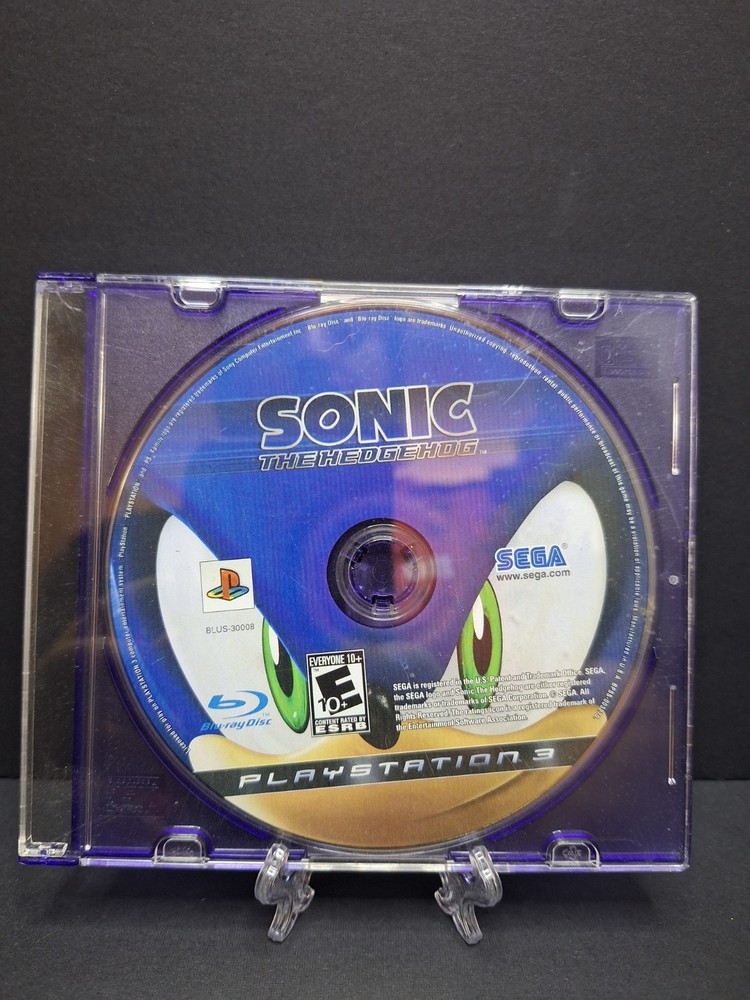 Sonic the Hedgehog PS3 Game PlayStation 3 2007 Tested Clean