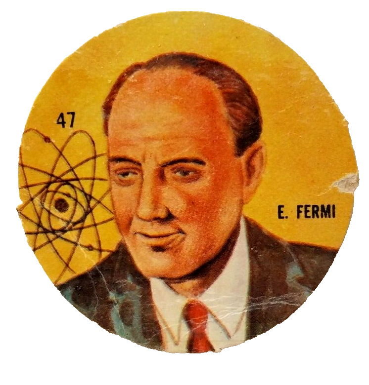 Enrico Fermi 1966 Crack Campeon Card Rare Argentina #47