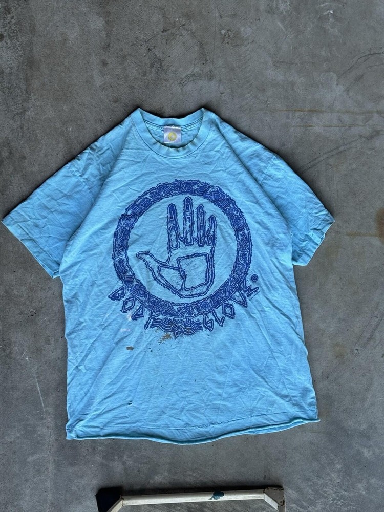 Vintage 90s Body Glove T-Shirt Single Stitch Paint Logo L
