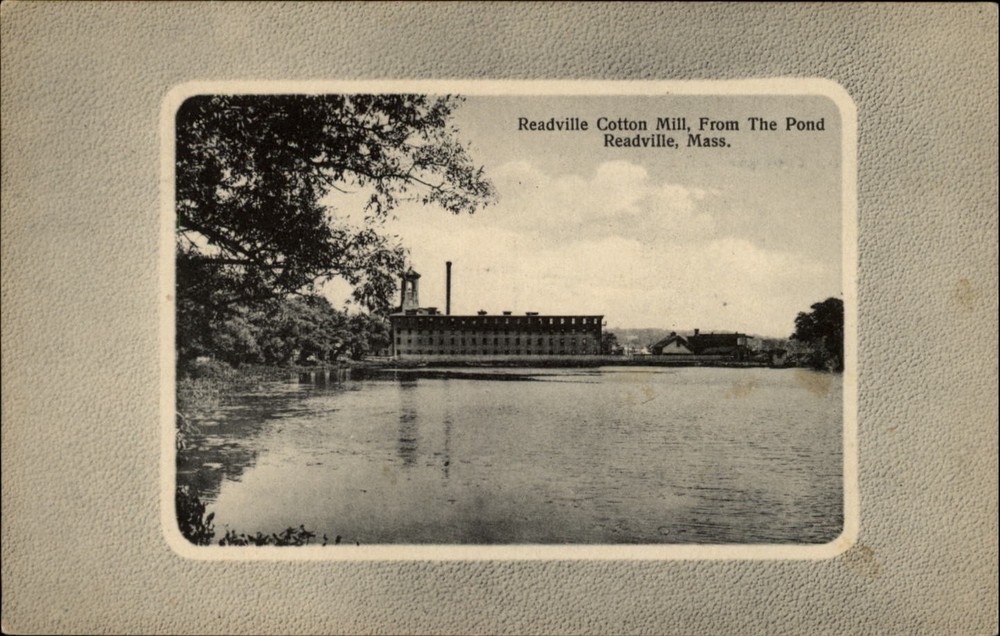 Readville Cotton Mill Readville Massachusetts vintage postcard p492