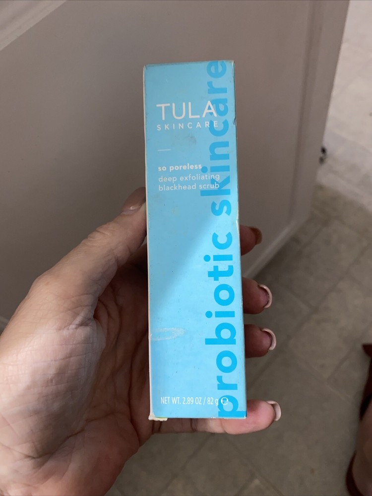 Tula Deep Exfoliating Blackhead Scrub Clean Effective Skincare New