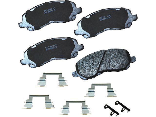 2007-2017 Jeep Compass Front Brake Pad Set Bendix 23723RQVR 2008 2009 2010