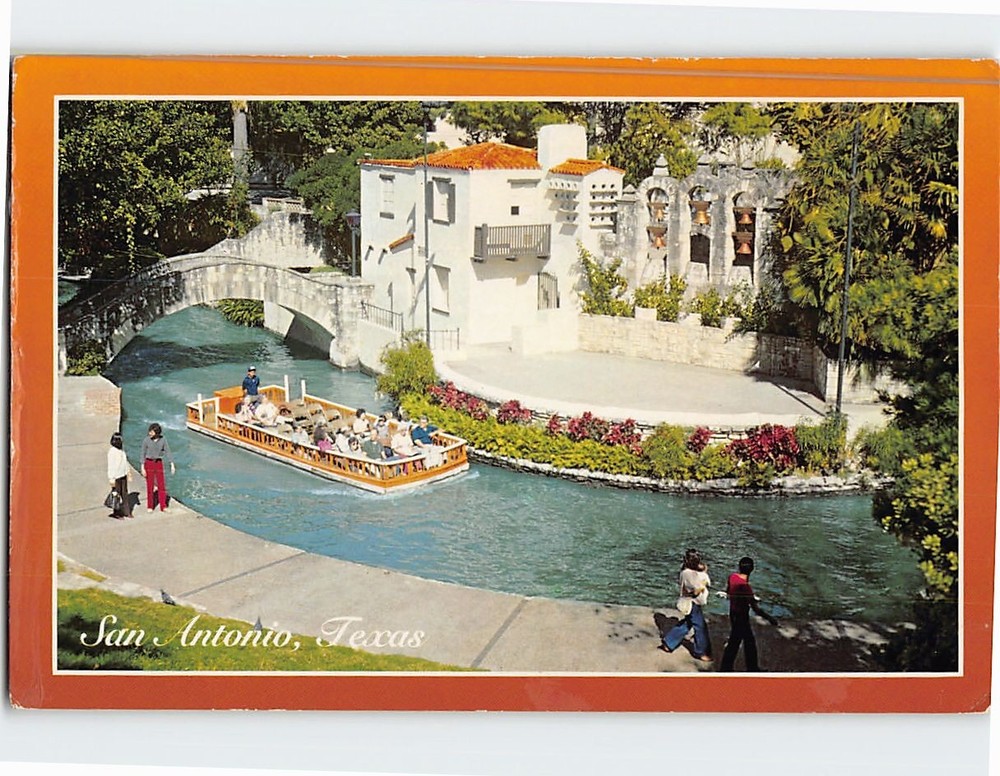 Postcard Arneson River Theatre San Antonio Texas USA