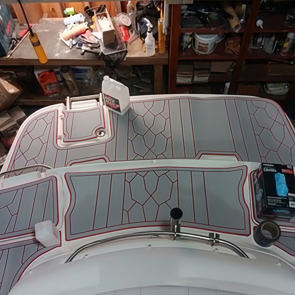 2003-2007 Chaparral 220 Swim Platform Cockpit Boat EVA Foam Teak Deck Floor Pad