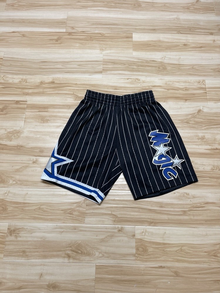 Rare Mitchell And Ness Orlando Magic Pinstripe Shorts