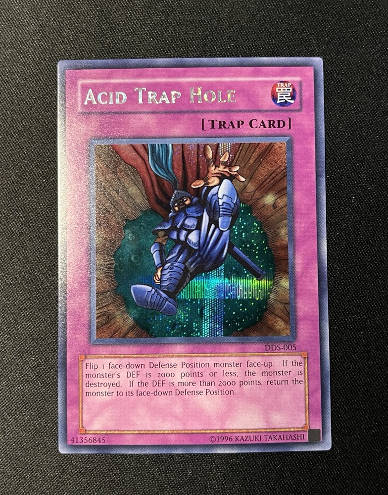 DDS-00 Acid Trap Hole Yu-Gi-Oh Mint Pack Fresh Ultra Rare-image