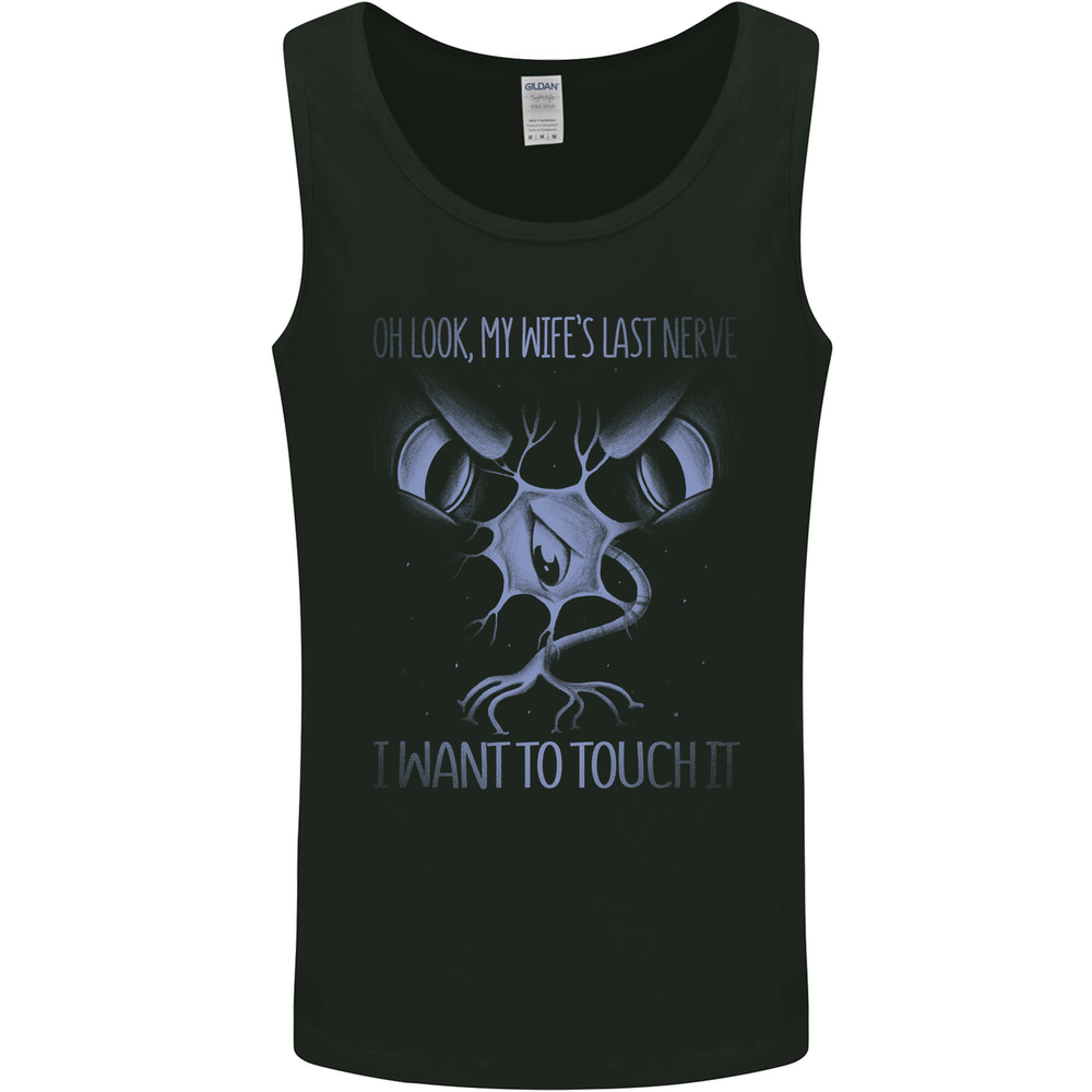 My Wife's Last Nerve Funny Husband Mens Vest Tank Top