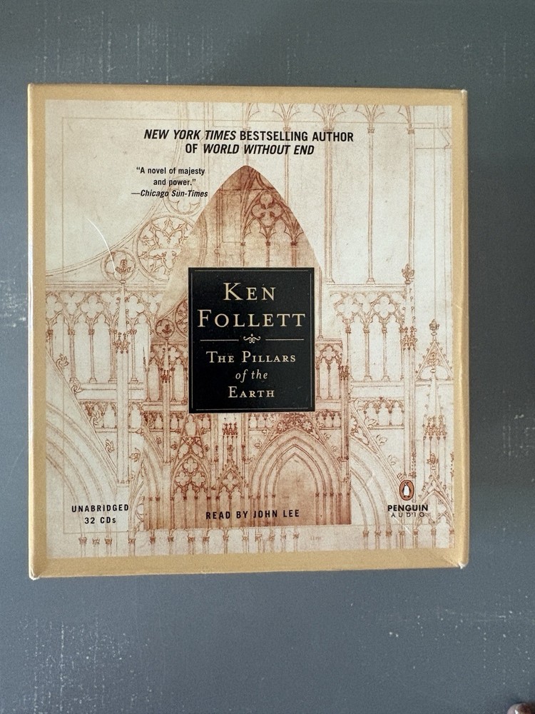 The Pillars of the Earth - Ken Follett (2007, 32 CDs , Unabridged) Audio Book