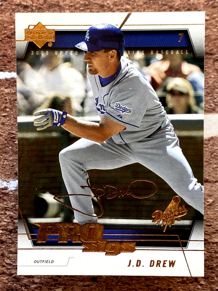 J.D. Drew 2005 Upper Deck Pro Sigs #43 Los Angeles Dodgers