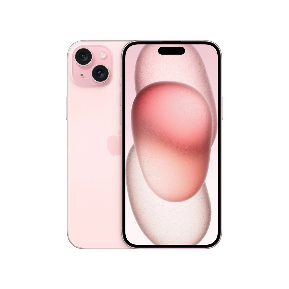 Pink iPhone 15+ With Tiktok App Installed