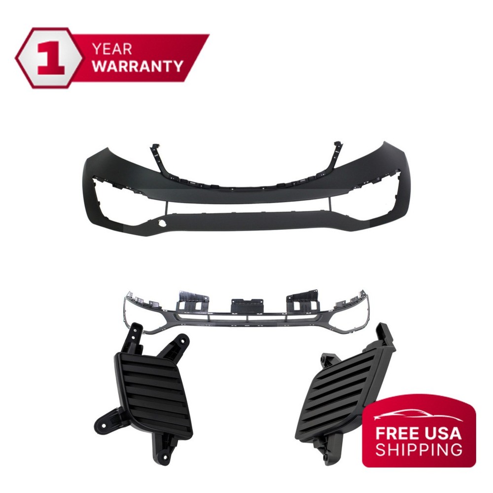 2014-2016 Kia Sportage Front Bumper Grille & Fog Light Covers