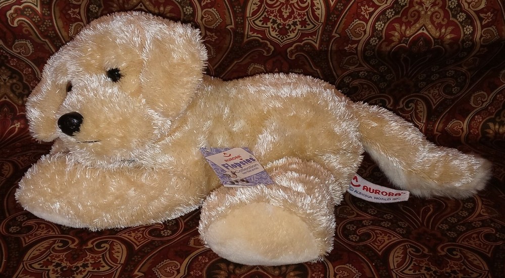 Aurora Flopsies Labrador Retriever Plush Garth 12